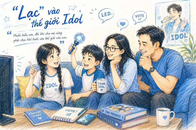 “Lạc” vào thế giới idol