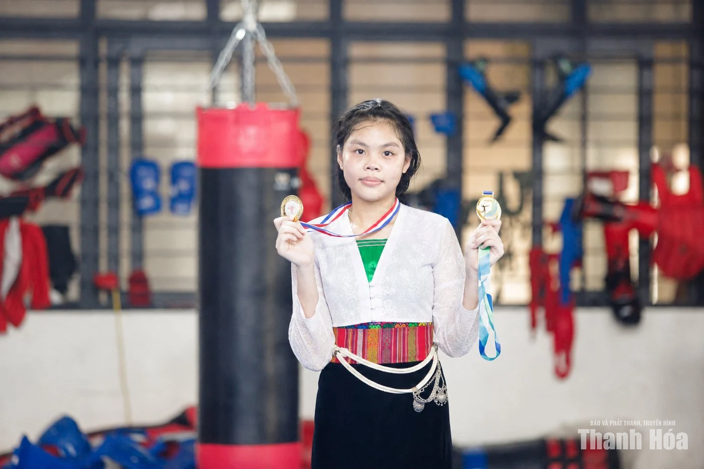 Từ cô gái dân tộc Mường nhút nhát đến gương mặt vàng của Wushu trẻ xứ Thanh