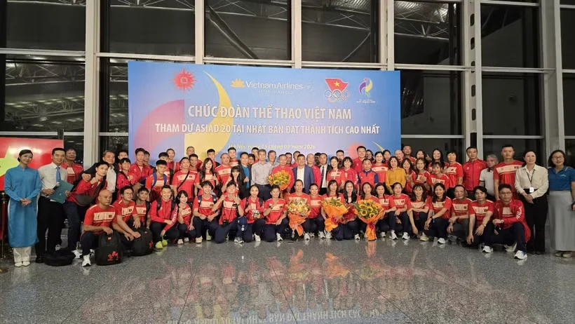 Đoàn Thể thao Việt Nam lên đường chinh phục đấu trường ASIAD