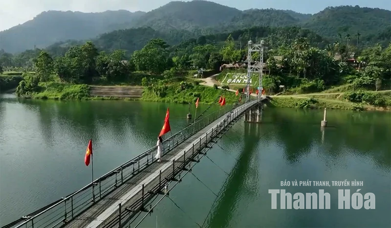 [Thanh Hóa xưa và nay] Cầu treo bản Mạ - nhịp nối mở lối cho bản làng bên sông Chu