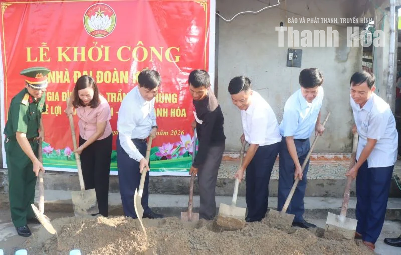 Xã Nga Sơn khởi công xây dựng nhà “Đại đoàn kết”