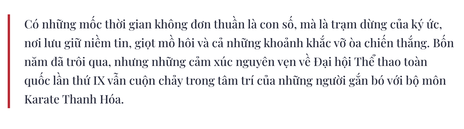 Từ những tấm huy chương đến khát vọng mới của Karate Thanh Hóa