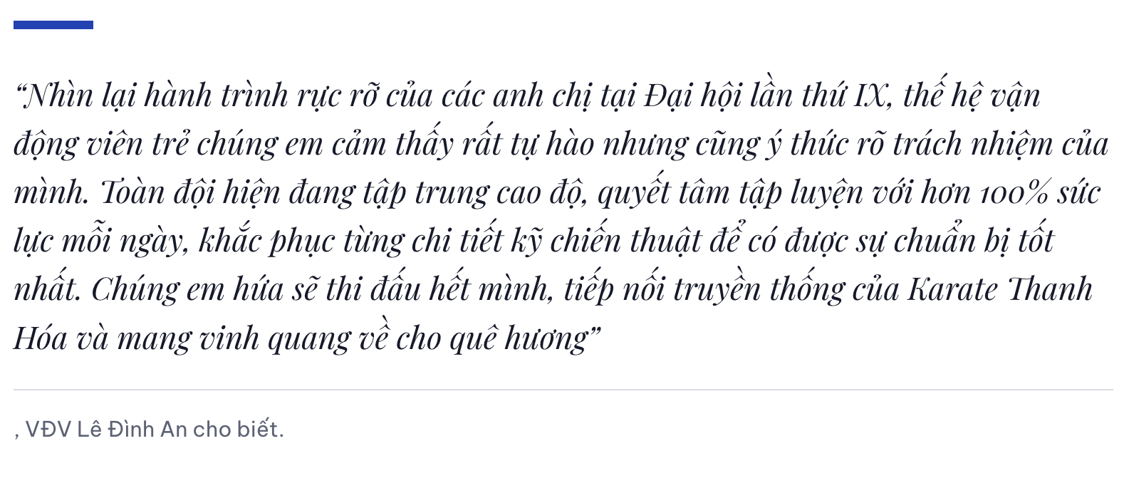 Từ những tấm huy chương đến khát vọng mới của Karate Thanh Hóa