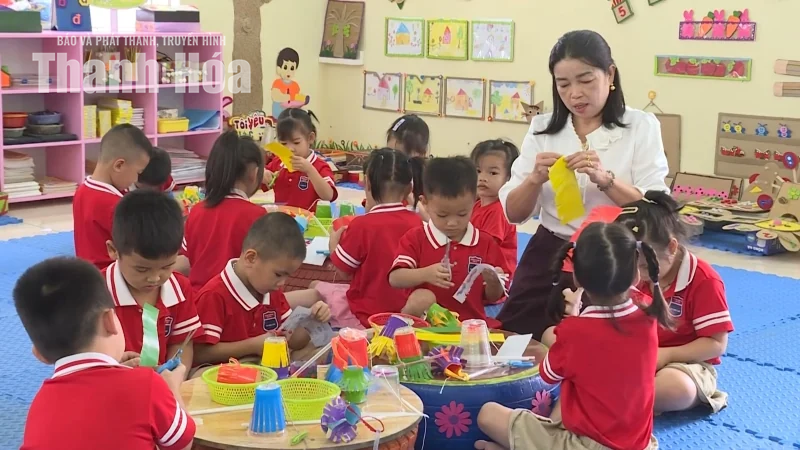 Xây dựng góc trải nghiệm, mở rộng không gian phát triển cho trẻ mầm non