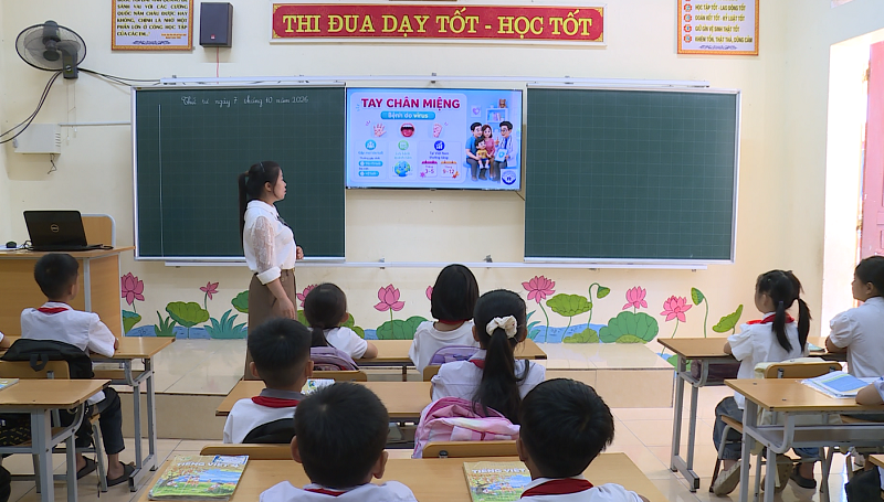Không để dịch bệnh truyền nhiễm bùng phát, lây lan trong trường học