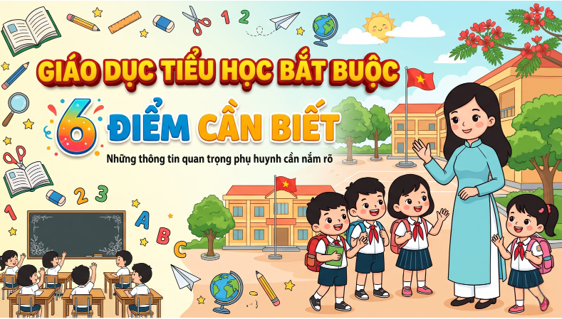 Giáo dục tiểu học bắt buộc: 6 điểm cần biết từ ngày 1/11