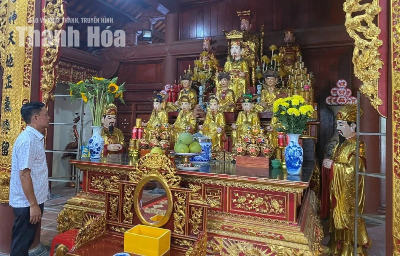 Đền thờ thủy thần trên đất Phú Dương xưa