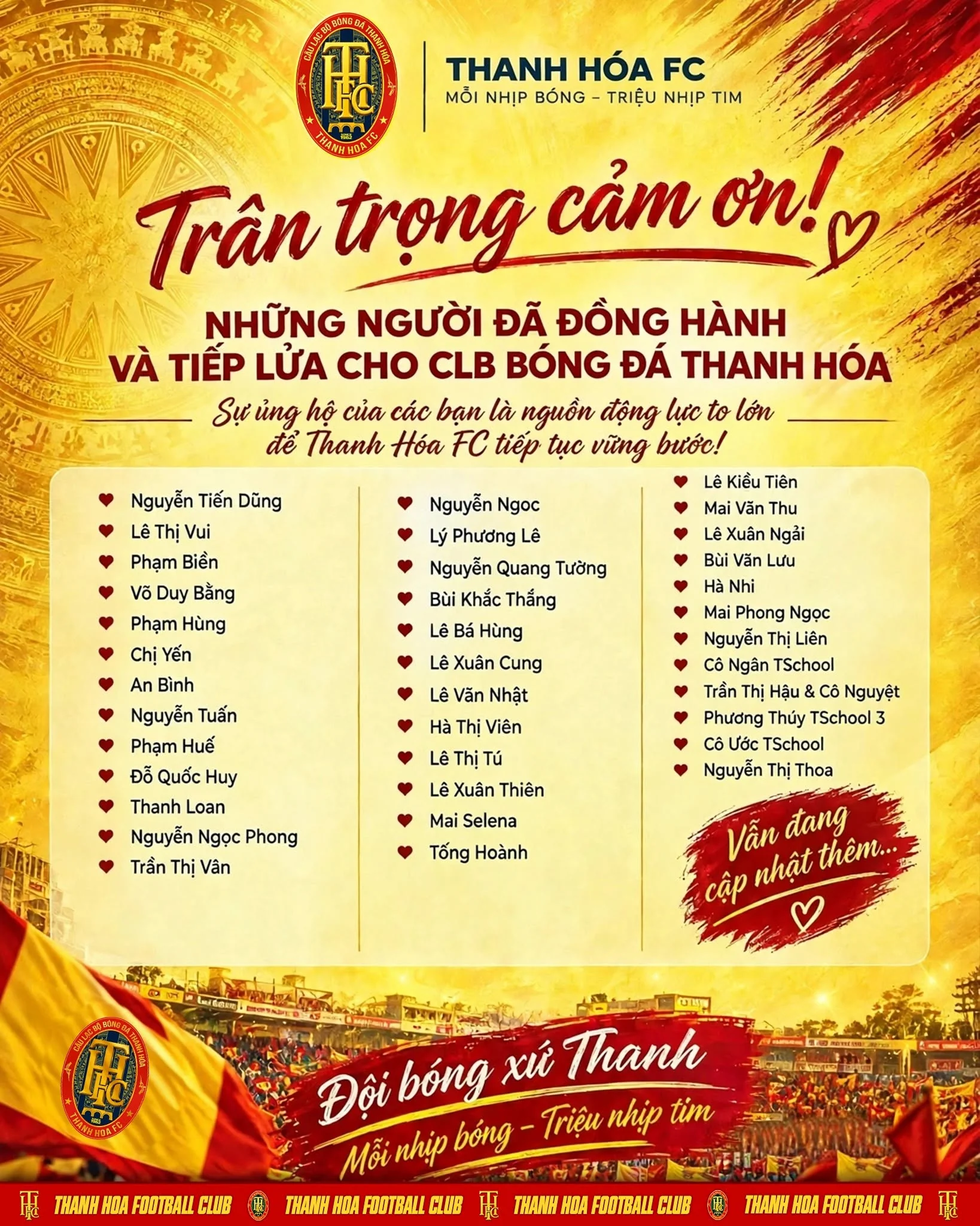 Lãnh đạo CLB Thanh Hóa nói gì về việc công khai mã QR kêu gọi ủng hộ?